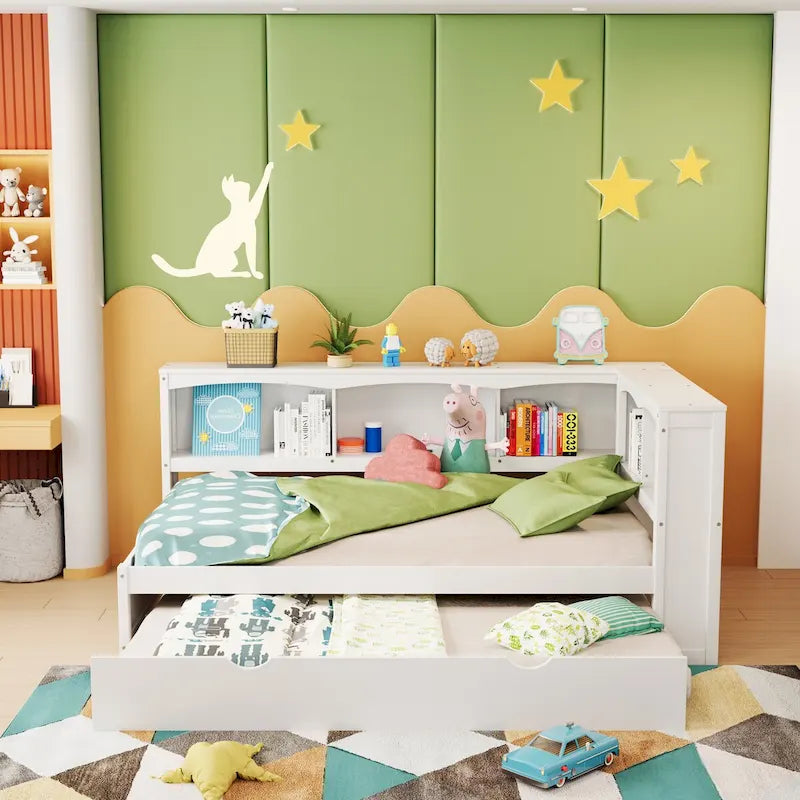 Twin Size Daybed with Trundle