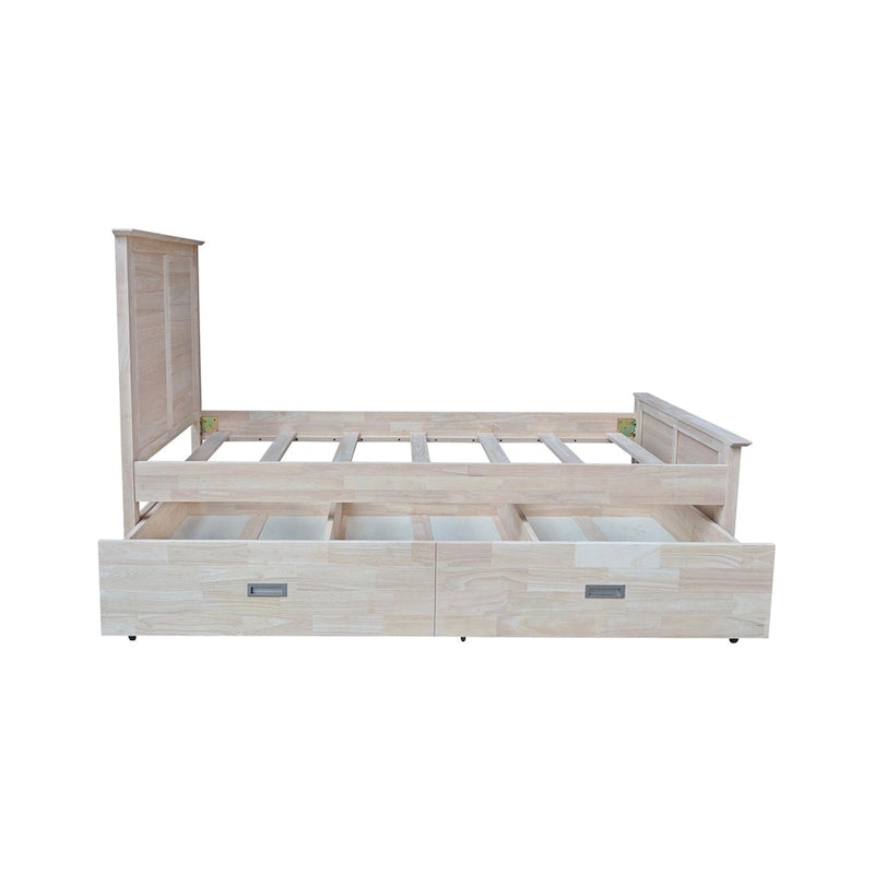 Heritage Solid Wood Twin Trundle Bed