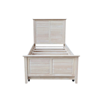 Heritage Solid Wood Twin Trundle Bed
