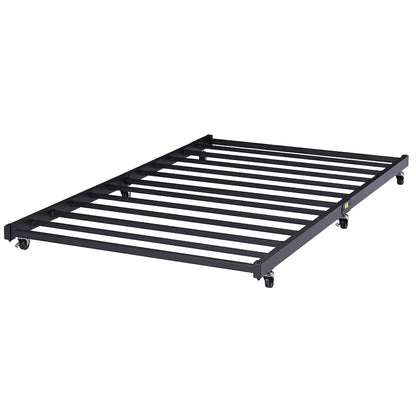 VECELO Twin Trundle Bed Frame Only