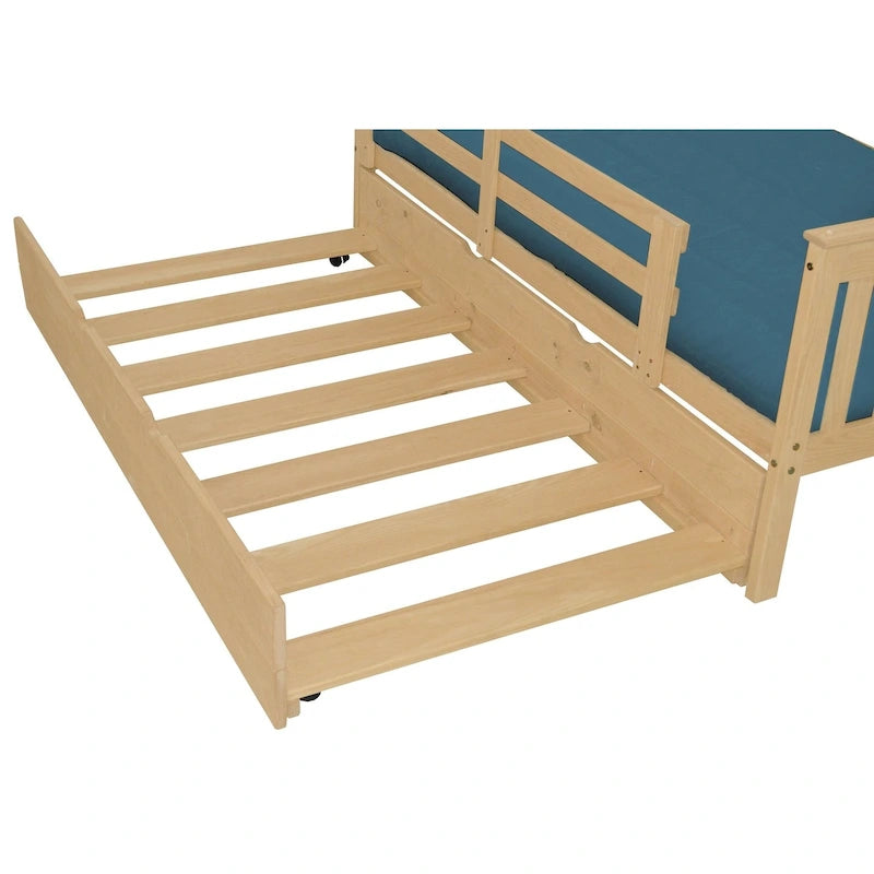 Pine Full Trundle Unit