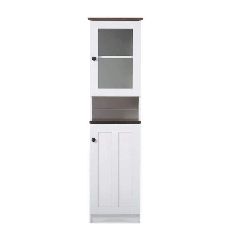 Traditional White Wood Kitchen Storage by Baxton Studio