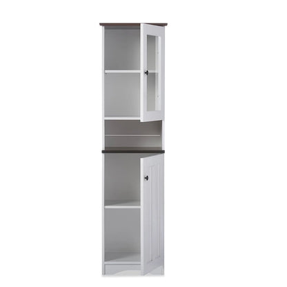Traditional White Wood Kitchen Storage by Baxton Studio
