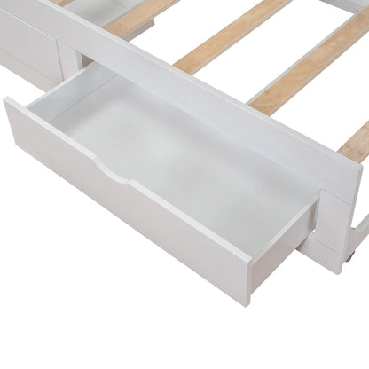 Daybed with Trundle Bed and Storage Drawers