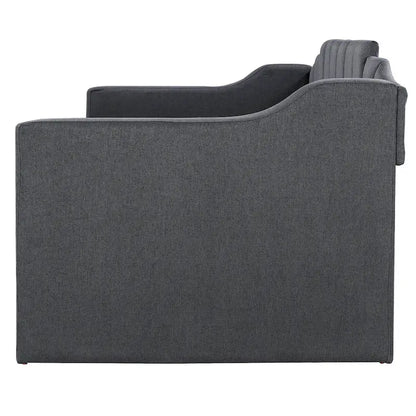 Nestfair Upholstered Twin Daybed with Trundle