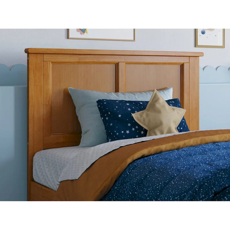 Madison Platform Bed with Matching Footboard and Twin Trundle