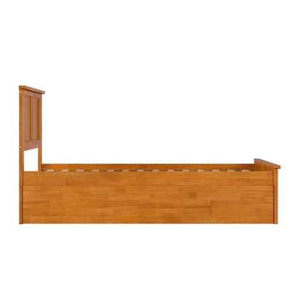 Madison Platform Bed with Matching Footboard and Twin Trundle