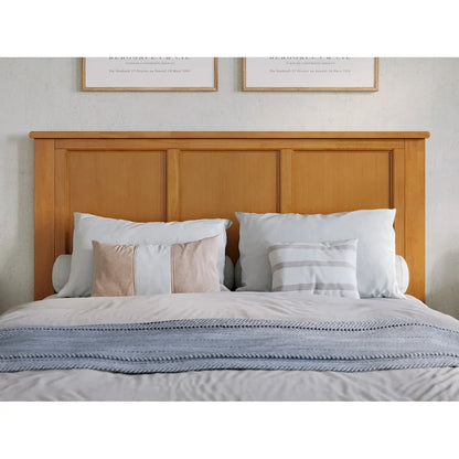 Madison Platform Bed with Matching Footboard and Twin Trundle