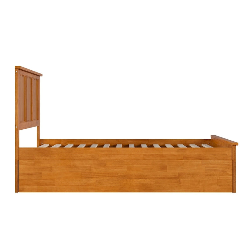 Madison Platform Bed with Matching Footboard and Twin Trundle