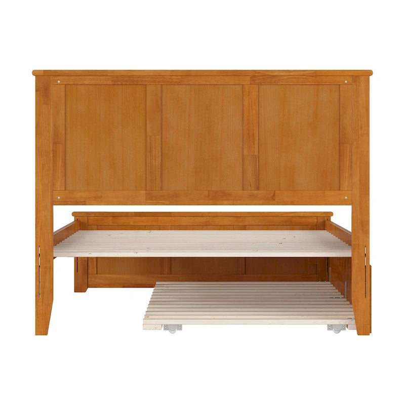Madison Platform Bed with Matching Footboard and Twin Trundle