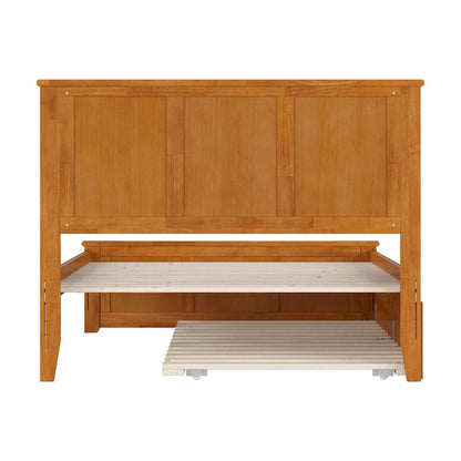 Madison Platform Bed with Matching Footboard and Twin Trundle