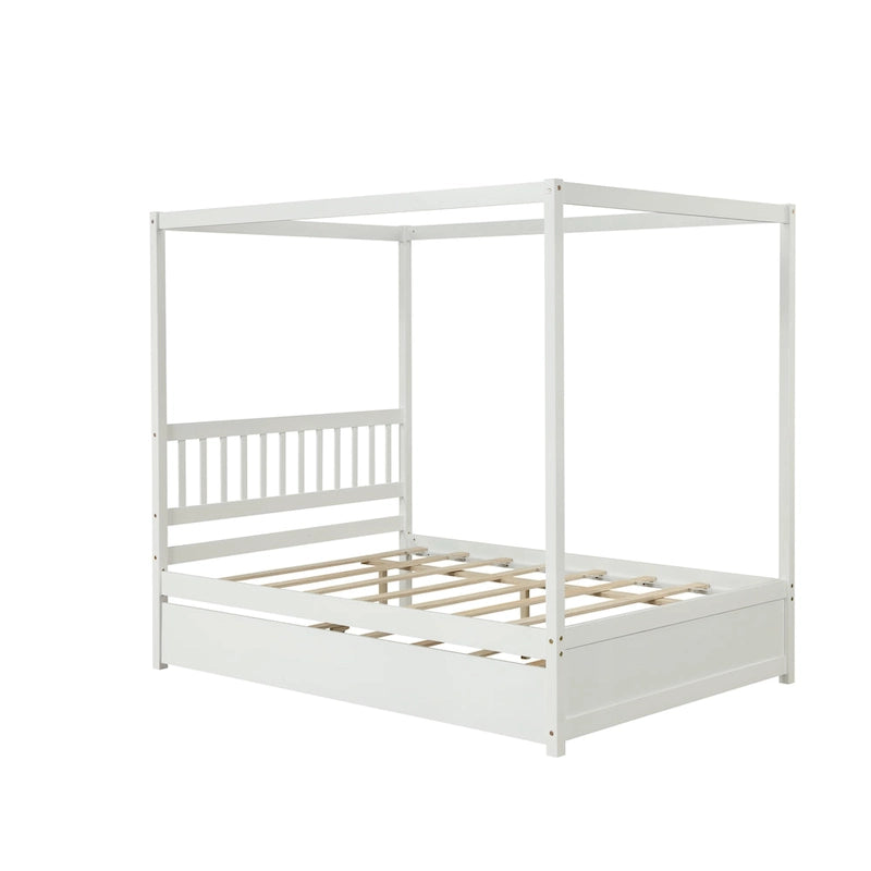 Full bed with twin trundle
