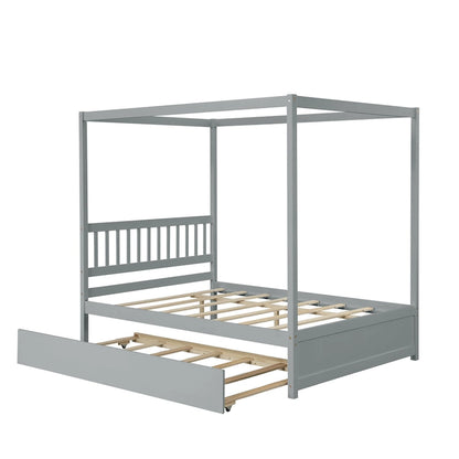 Full bed with twin trundle