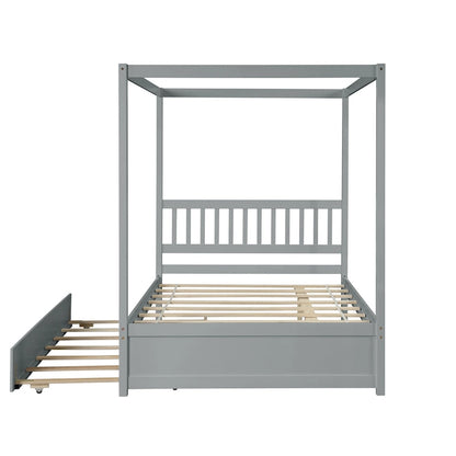 Full bed with twin trundle