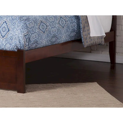 AFI Madison Full Size Platform Bed with Footboard & Full Trundle