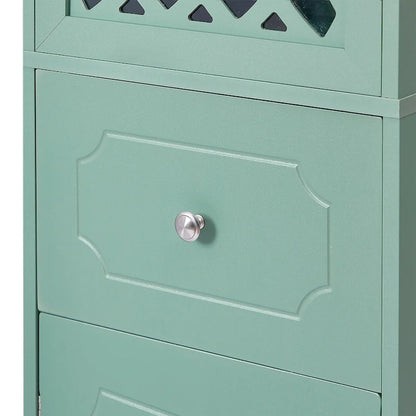 Bathroom Cabinet with Drawer and Doors