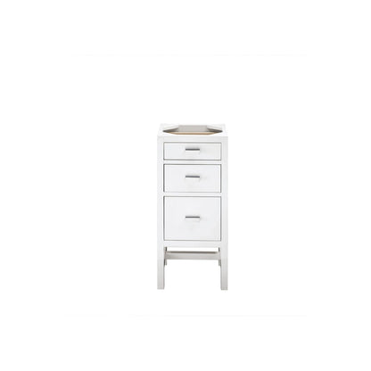 James Martin Vanities Addison 15 Base Cabinet w/ Drawers, Glossy White