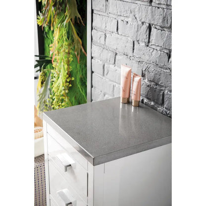 James Martin Vanities Addison 15 Base Cabinet w/ Drawers, Glossy White