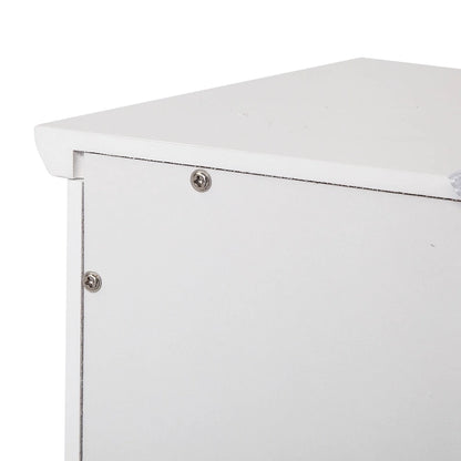 32FCH 4 Drawers bathroom ark Storage Cabinet white