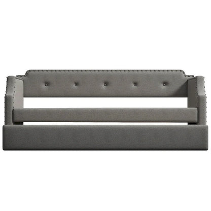 Merax Twin Upholstered Daybed with Trundle