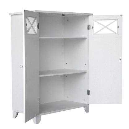 Teamson Home Dawson Freestanding Two-Door Floor Accent Cabinet