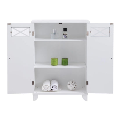 Teamson Home Dawson Freestanding Two-Door Floor Accent Cabinet