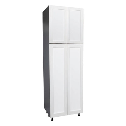 24 x 90 Utility Cabinet-Four Door-Grey - 24 x 90 x 23 3/8