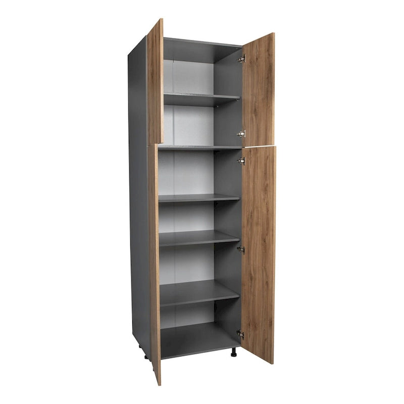 24 x 90 Utility Cabinet-Four Door-Grey - 24 x 90 x 23 3/8