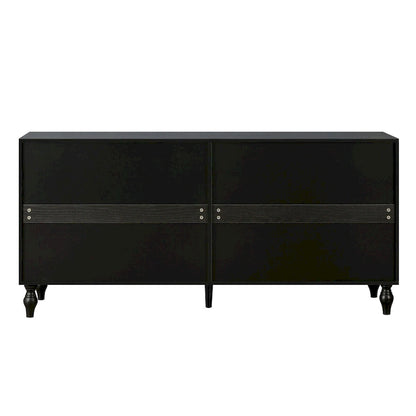 Carved Symmetrical Design Door Sideboards