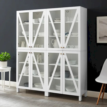 Crosley Cassai 2Pc Storage Pantry Set