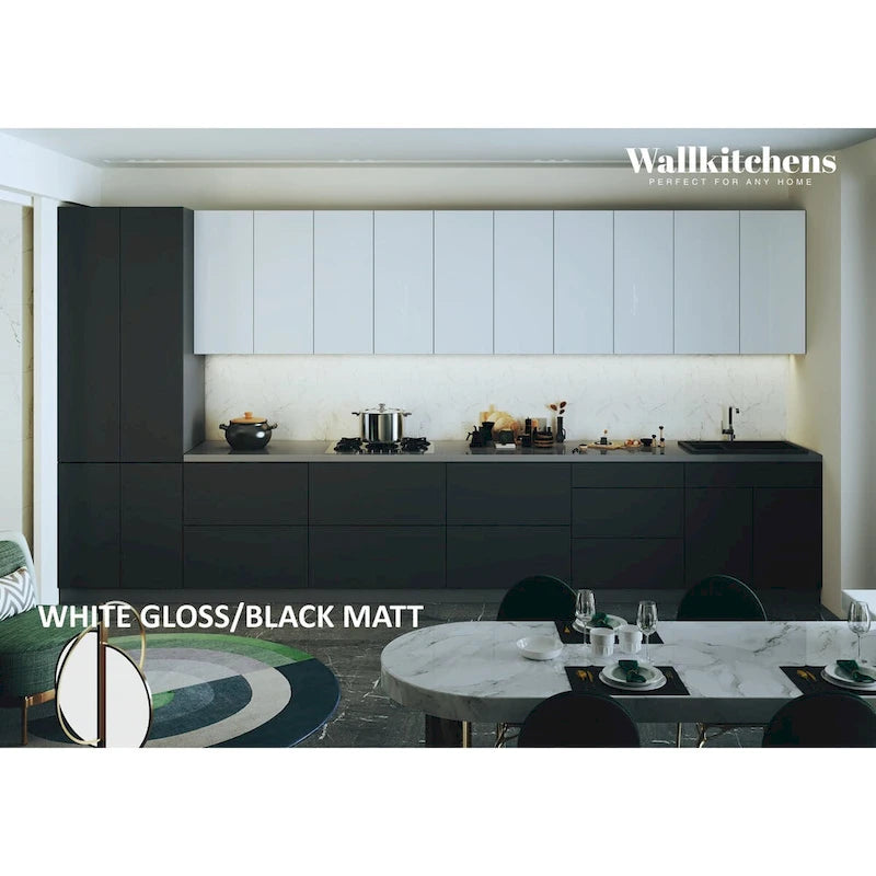 Kitchen Celestial Collection Black Color Base Size 15Ft Wide - 182x24