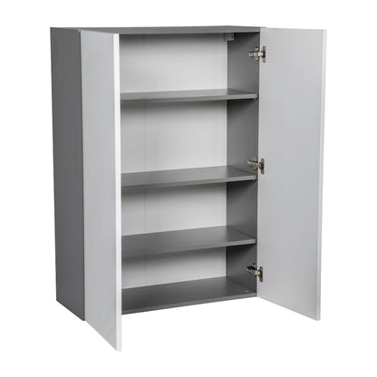 24 x 42 Wall Cabinet-Double Door-Grey - 24 x 42 x 12