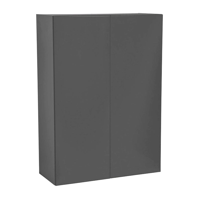 24 x 42 Wall Cabinet-Double Door-Grey - 24 x 42 x 12