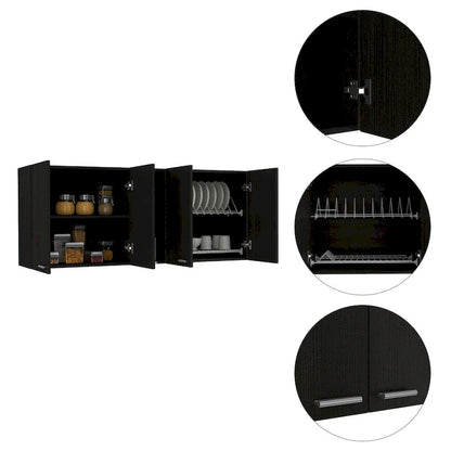 59-inch Four Swing Doors Wall Cabinet