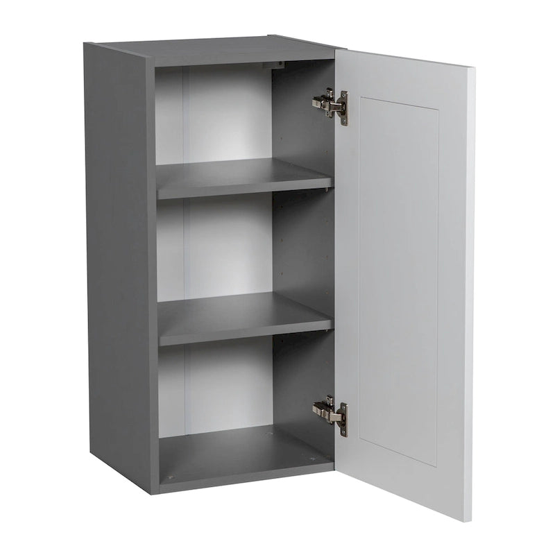 21 x 30 Wall Cabinet-Single Door-Grey - 21 x 30 x 12