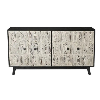 59.84 Vintage Freestanding Storage Cabinet with 4 Doors