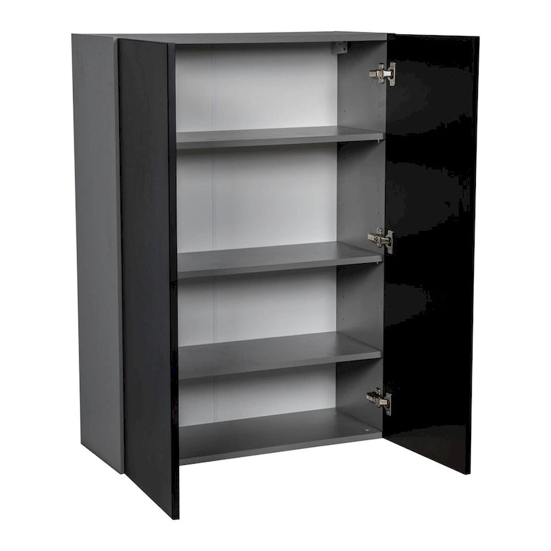 27 x 42 Wall Cabinet-Double Door-Grey - 27 x 42 x 12