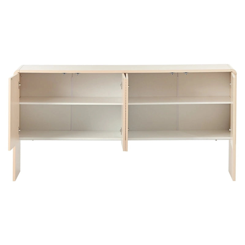 60L Large Storage Space with 4 Doors and Rebound Device - N/A