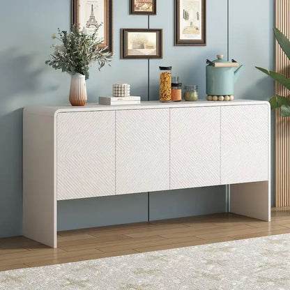 60L Large Storage Space with 4 Doors and Rebound Device - N/A