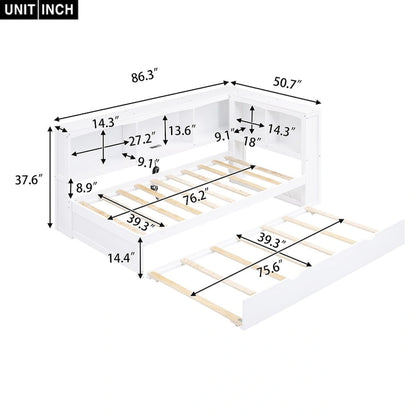 Twin Size Daybed with Trundle