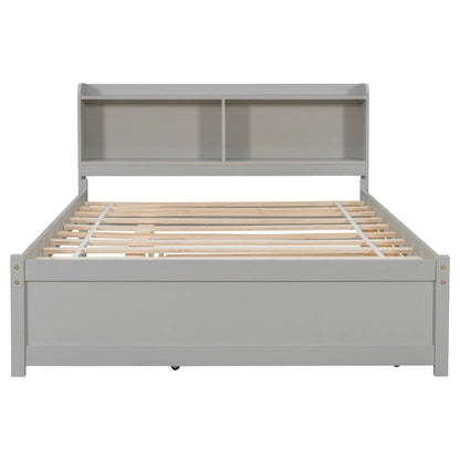 Full Bed with Trundle,Bookcase