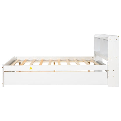 Full Bed with Trundle,Bookcase