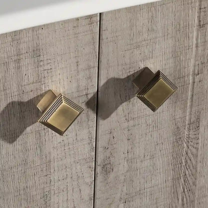 Pur 16.5 Square Wall-Mount Bathroom Sink - Brown