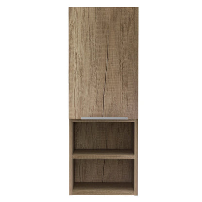 Mila Bathroom Cabinet, Two Interior Shelves, Two External Shelves, Single Door Cabinet