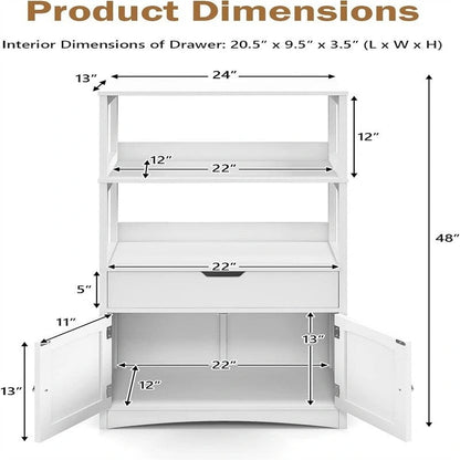 Bathroom Floor Cabinet