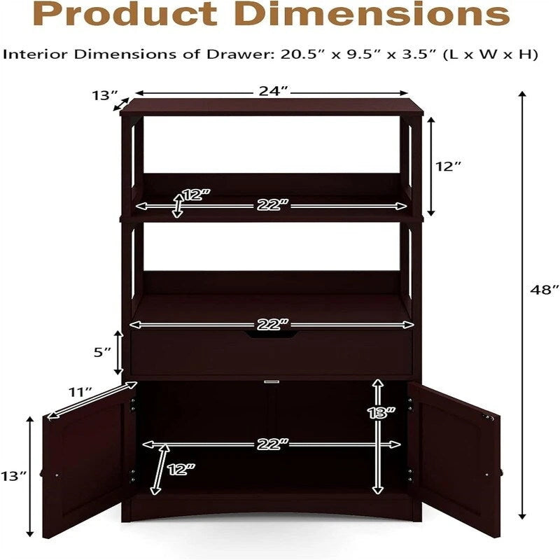 Bathroom Floor Cabinet