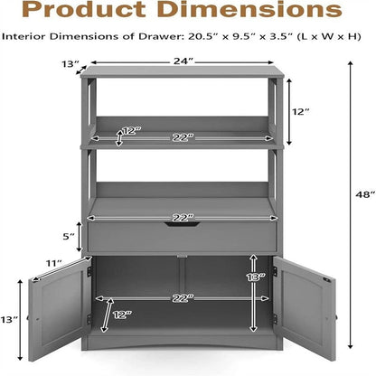 Bathroom Floor Cabinet