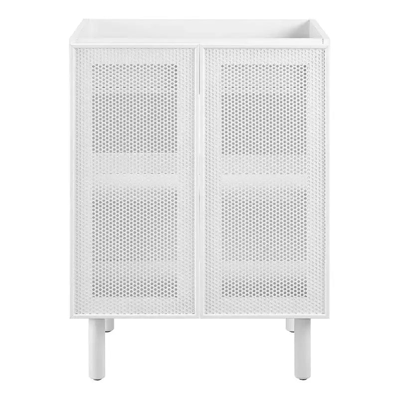 Calla 24 Perforated Metal Bathroom Vanity Cabinet (Sink Basin Not Included)