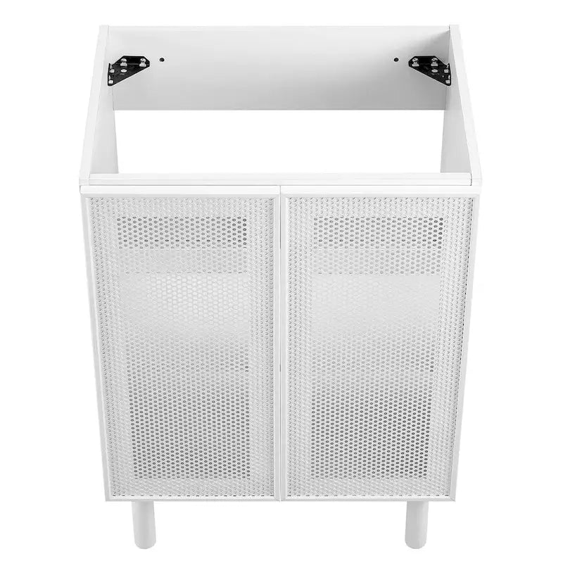 Calla 24 Perforated Metal Bathroom Vanity Cabinet (Sink Basin Not Included)