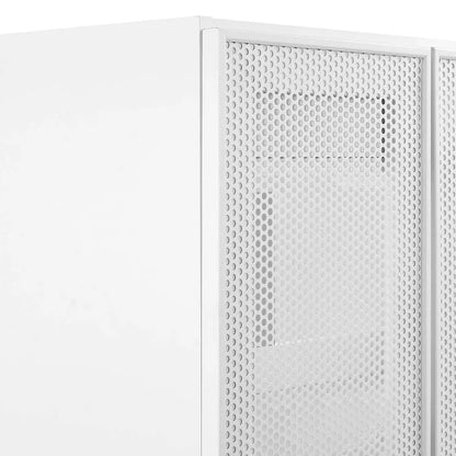 Calla 24 Perforated Metal Bathroom Vanity Cabinet (Sink Basin Not Included)